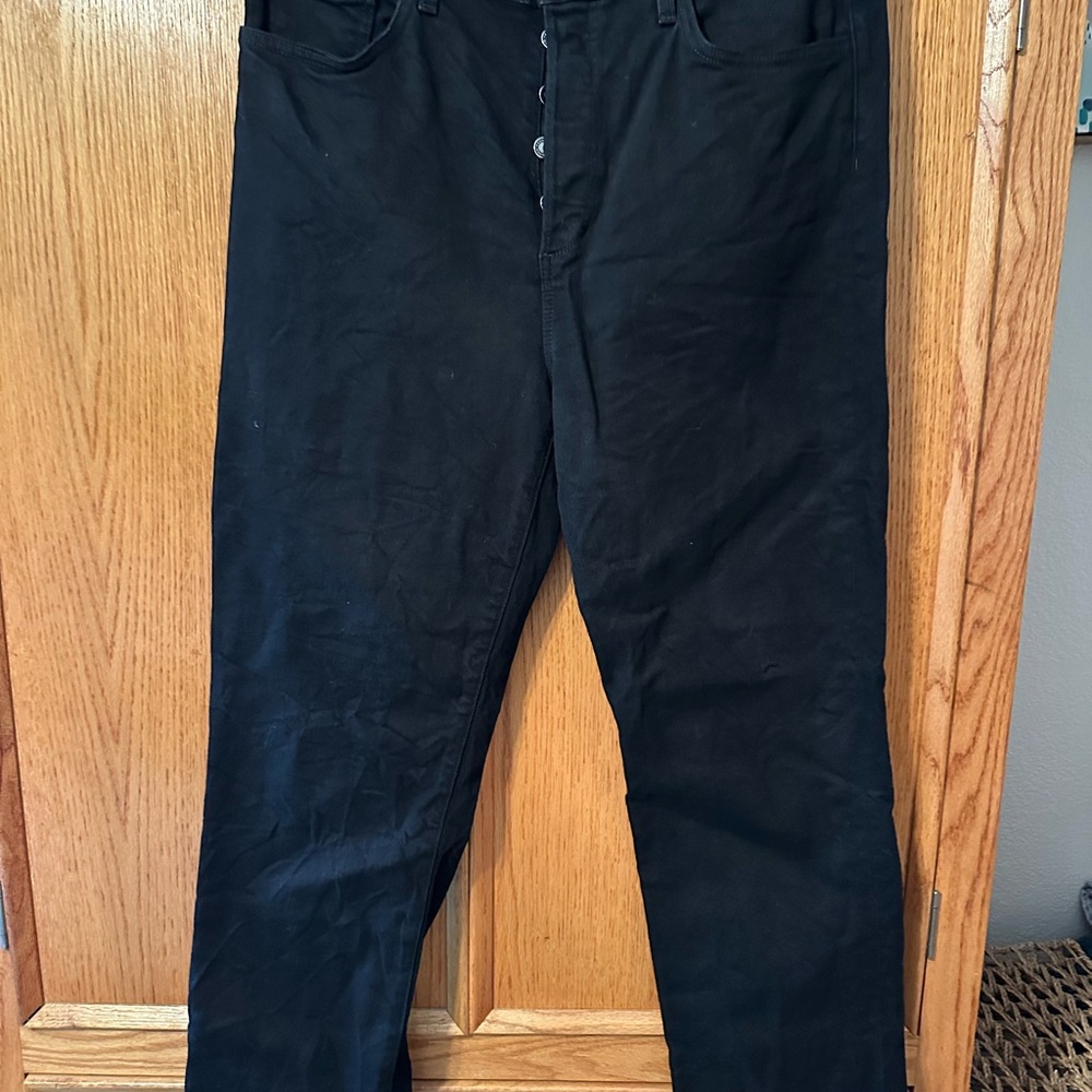 Favorite Daughter The Vivi High Rise Long Straight Pants, size 33